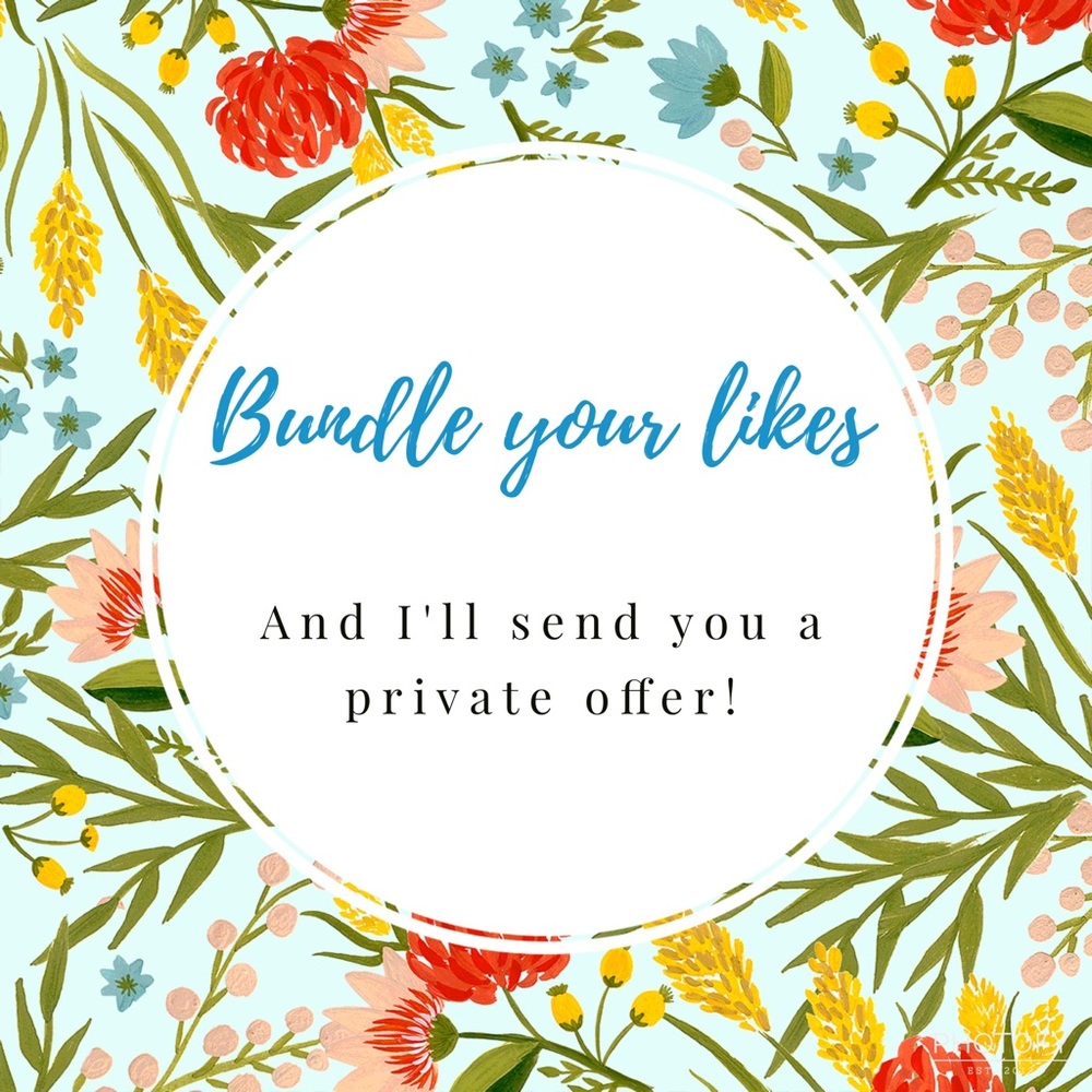 Bundle 2 or more items for a private offer!